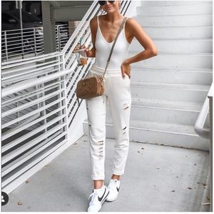 Alo Yoga Ripped Distressed Sweatpants Pristine